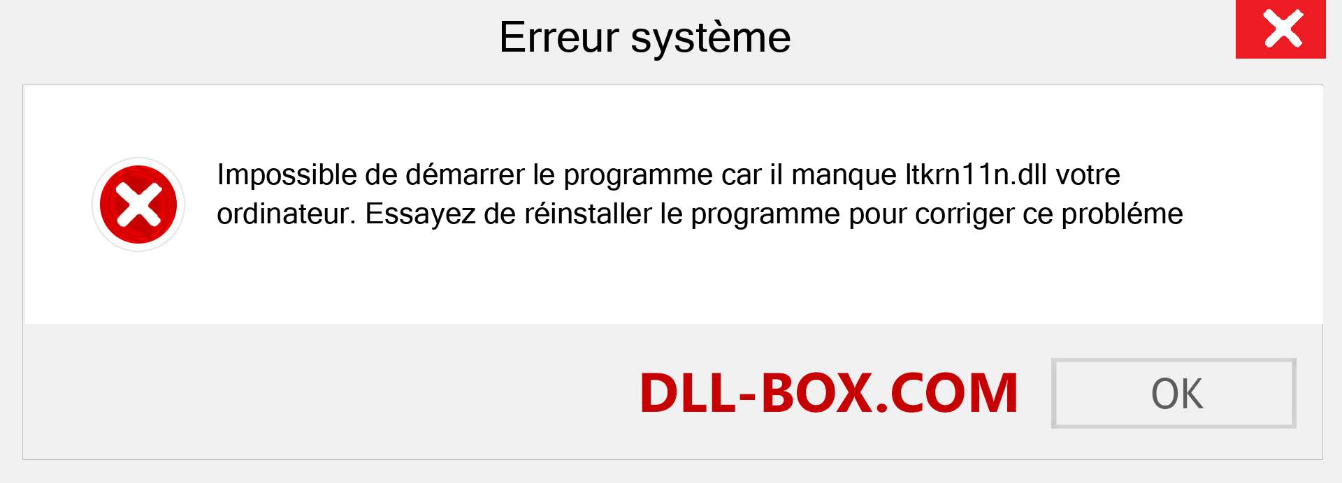 Le fichier ltkrn11n.dll est manquant ?. Télécharger pour Windows 7, 8, 10 - Correction de l'erreur manquante ltkrn11n dll sur Windows, photos, images